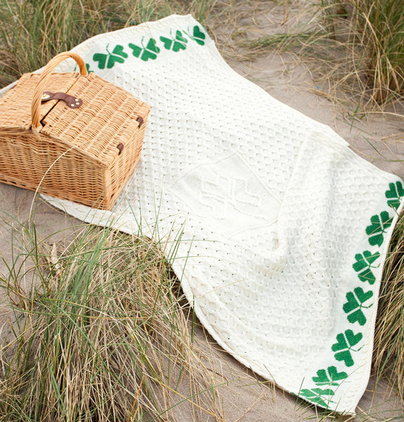 Shamrock Aran Throw