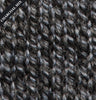 Shawl Collar Aran Sweater with Button Detail Charcoal