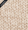 Hand Knit Crew Neck Aran Sweater Oatmeal