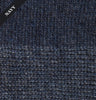 Fisherman Out of Ireland Two Tone Aran Sweater - Navy Swatch