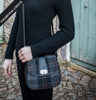 Sarah Handbag Charcoal Check