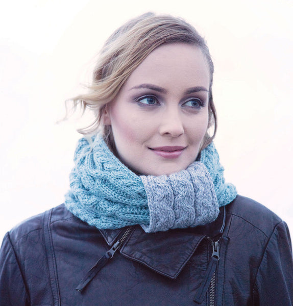 Two Tone Infinity Scarf