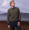 Fisherman Out of Ireland Crew Neck - Yellow Mix Side