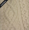Button Aran Cardigan with Lace Detail Natural