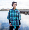 Belted Cape-Bright Checks