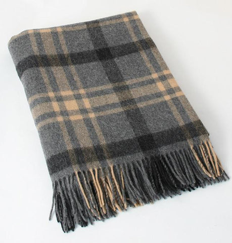 Irish Wool Blanket-Tan