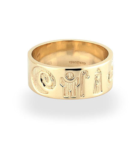 History of Ireland Ring - Yellow Gold
