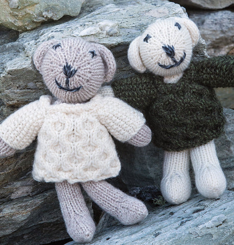 Hand Knit Aran Teddy Bear