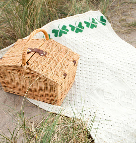 Shamrock Aran Throw 