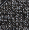 Shawl Collar Aran Sweater with Button Detail Charcoal
