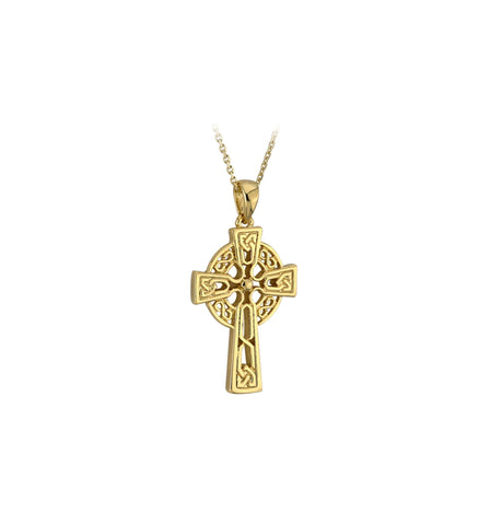 Celtic Cross Pendant - 10k Yellow Gold