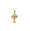 Celtic Cross Pendant - 10k Yellow Gold Details 