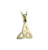 Trinity Knot Pendant - Yellow Gold Details 