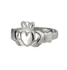 Claddagh Ring - White Gold