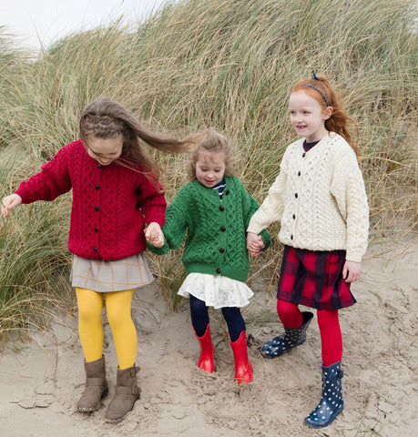 Kids Aran Cardigan 