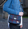 Sarah Handbag Navy & Red Check 