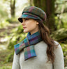 Ladies Newsboy Cap - Purple Multi Front 