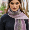 Purple & Green Skellig Scarf Details