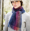 Navy & Red Mix Skellig Scarf Side 