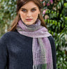 Purple & Green Skellig Scarf Front