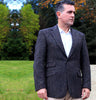 Classic Gents Donegal Tweed Sports Jacket - Grey Salt and Pepper Side