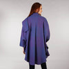 Purple Heather Cape Shawl Long Back