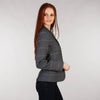 Ladies Tweed Jacket - Blue & Gold Windowpane Side