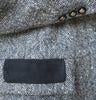 Ladies Tweed Middleton Knee Coat Grey Salt and Pepper Details